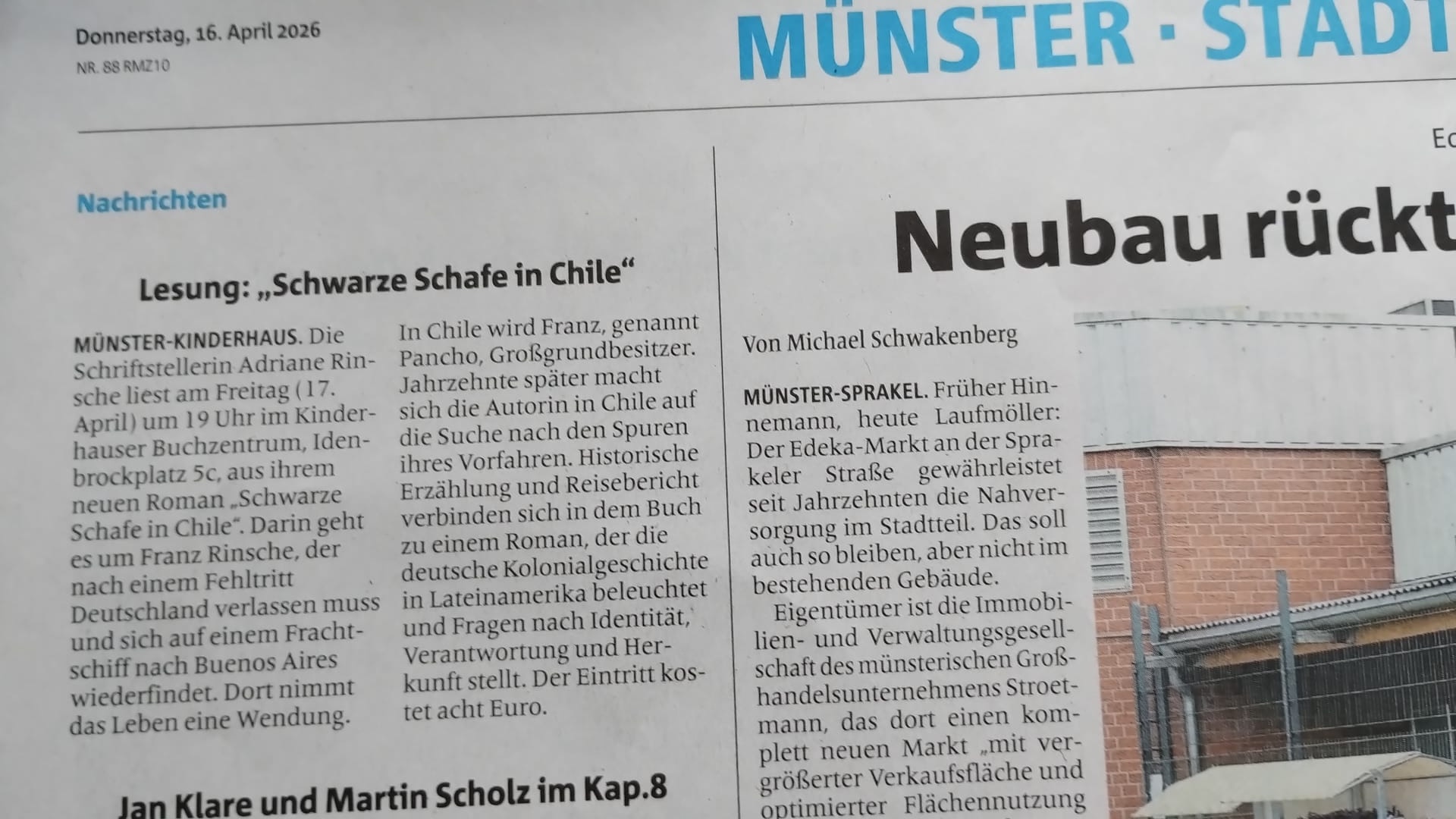 Reading event, Münster